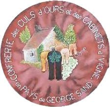 Logo Confrérie des Culs d'ours et Cabinets d'vigne en Pays de George Sand